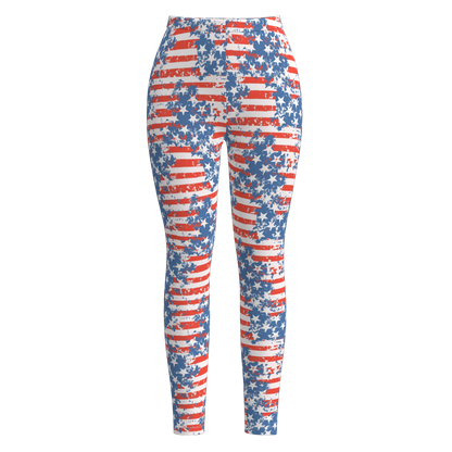 Mommy And Me July 4th  Patriotic Day Leggings