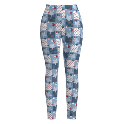 Mommy And Me July 4th  Patriotic Day Leggings