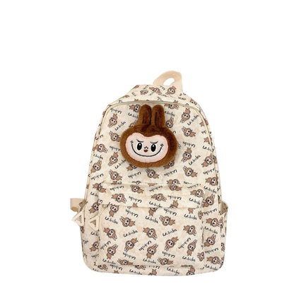 Labubu Kids Backpack Cute Cartoon School Bag For Boys Girls