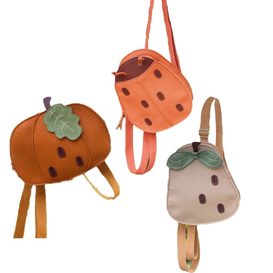 Kids' Soft Faux Leather Backpack - Durable & Stylish