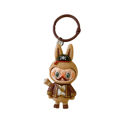 Cute Cartoon Labubu Keychain – Adorable Bag Charm Accessory for Girls