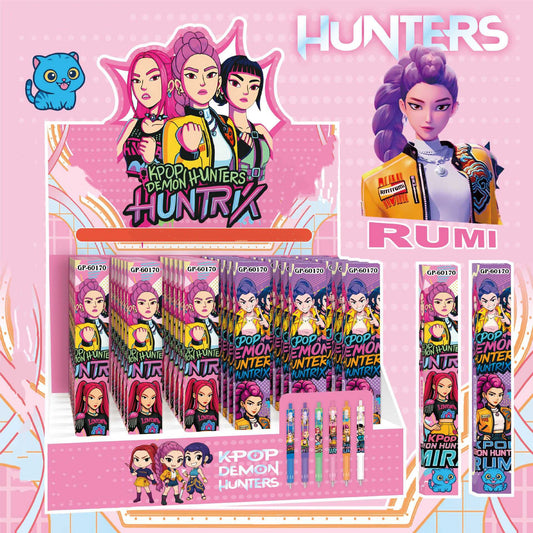 K-Pop Demon Hunters Blind Box Witch Black Click Gel Pen