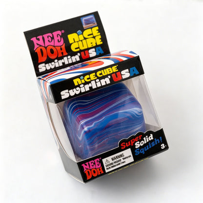 USA Patriotic Ice Cube Slow Rising Stress Relief Toy