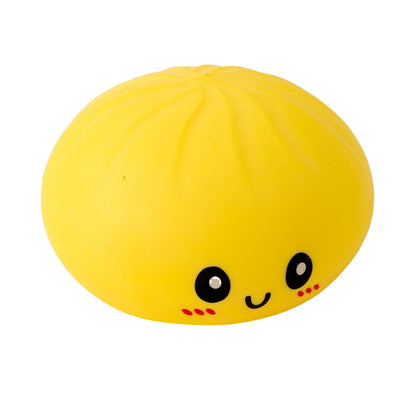 Large Emoji Squishy Dumpling Realistic Steamed Bun Stress Relief Squeeze Toy