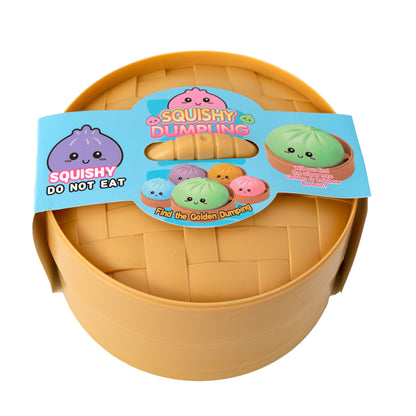 Large Emoji Squishy Dumpling Realistic Steamed Bun Stress Relief Squeeze Toy
