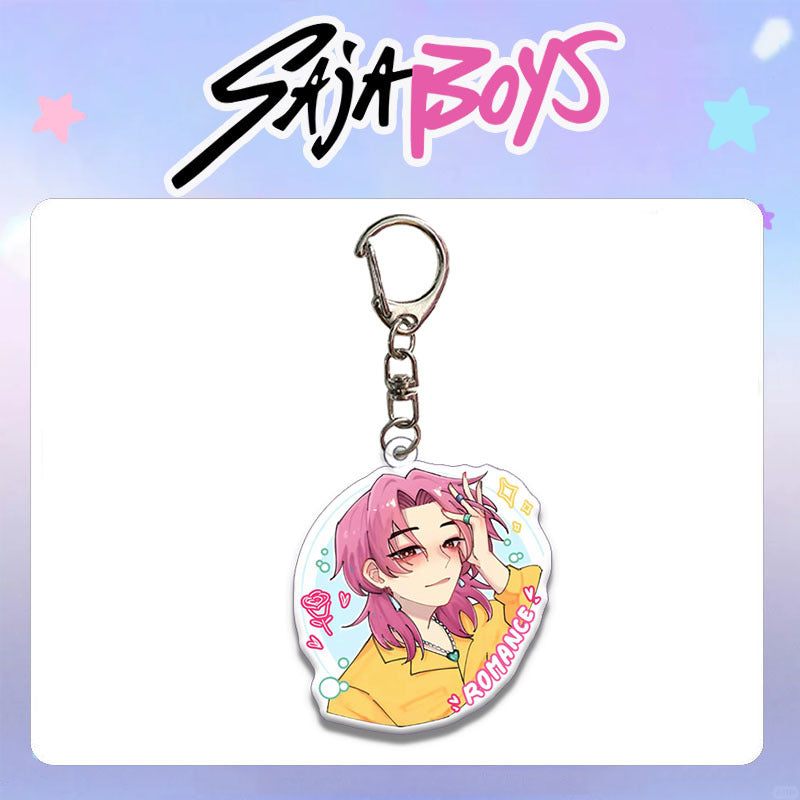 HUNTRIX Demon Hunter Girl & Boy Group Acrylic Keychain Bag Charm KPOP Merchandise