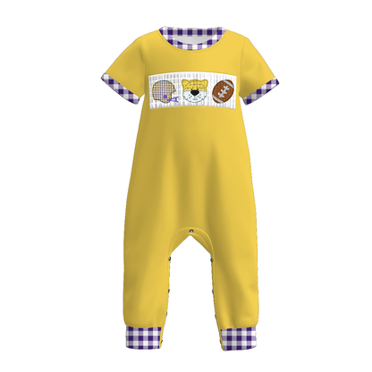 Louisiana Football Embroidered Matching Sibling Outfits