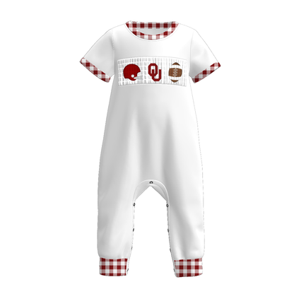 Oklahoma Sooners Football Embroidered Matching Sibling Outfits