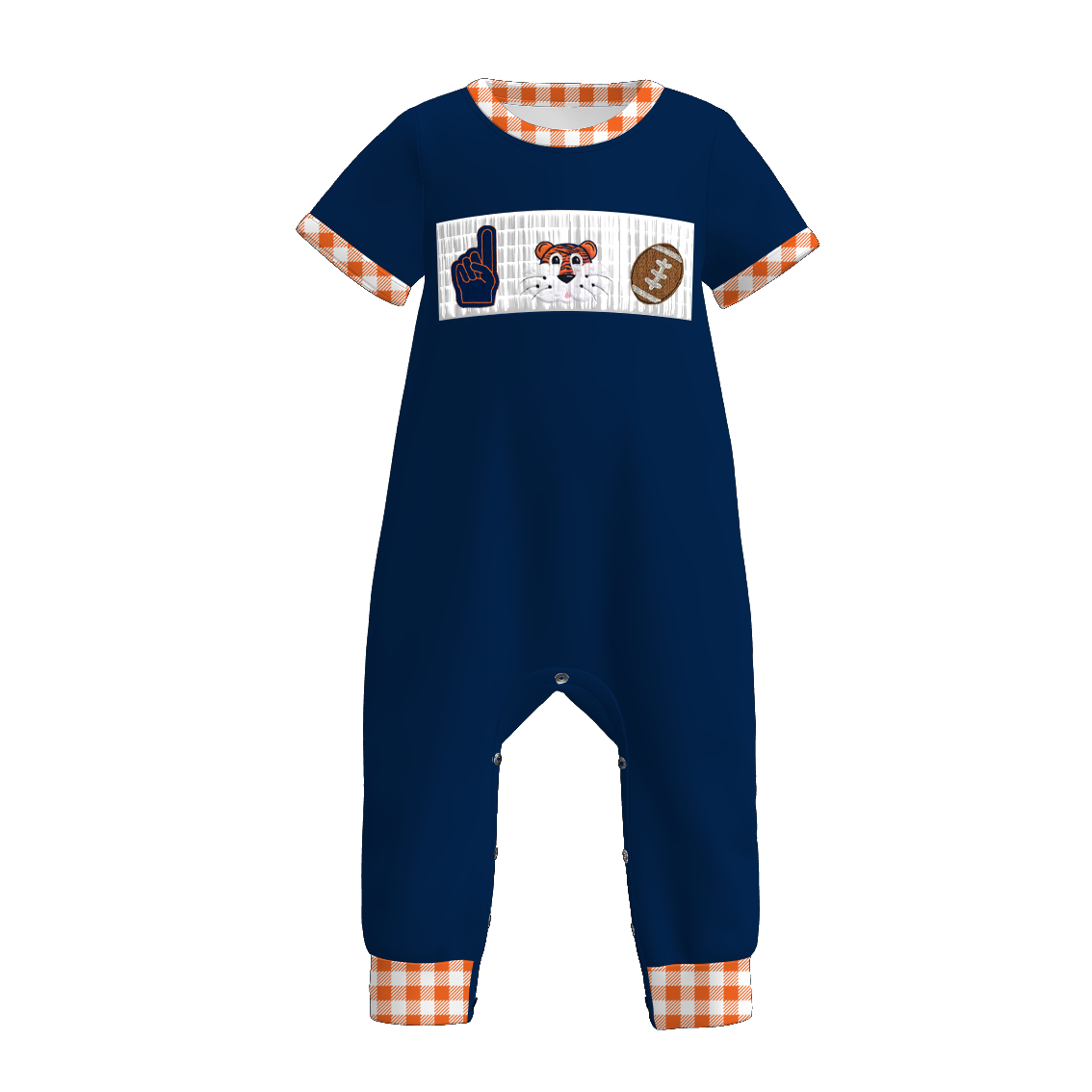 Auburn Tigers Football Embroidered Matching Sibling Outfits