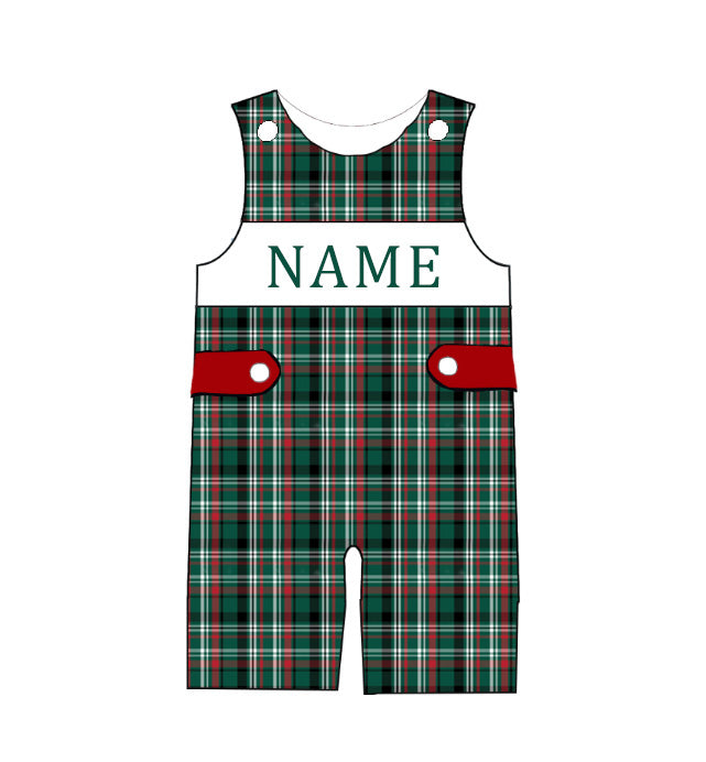 Christmas Custom Name Embroidered Smocked Family Outfits