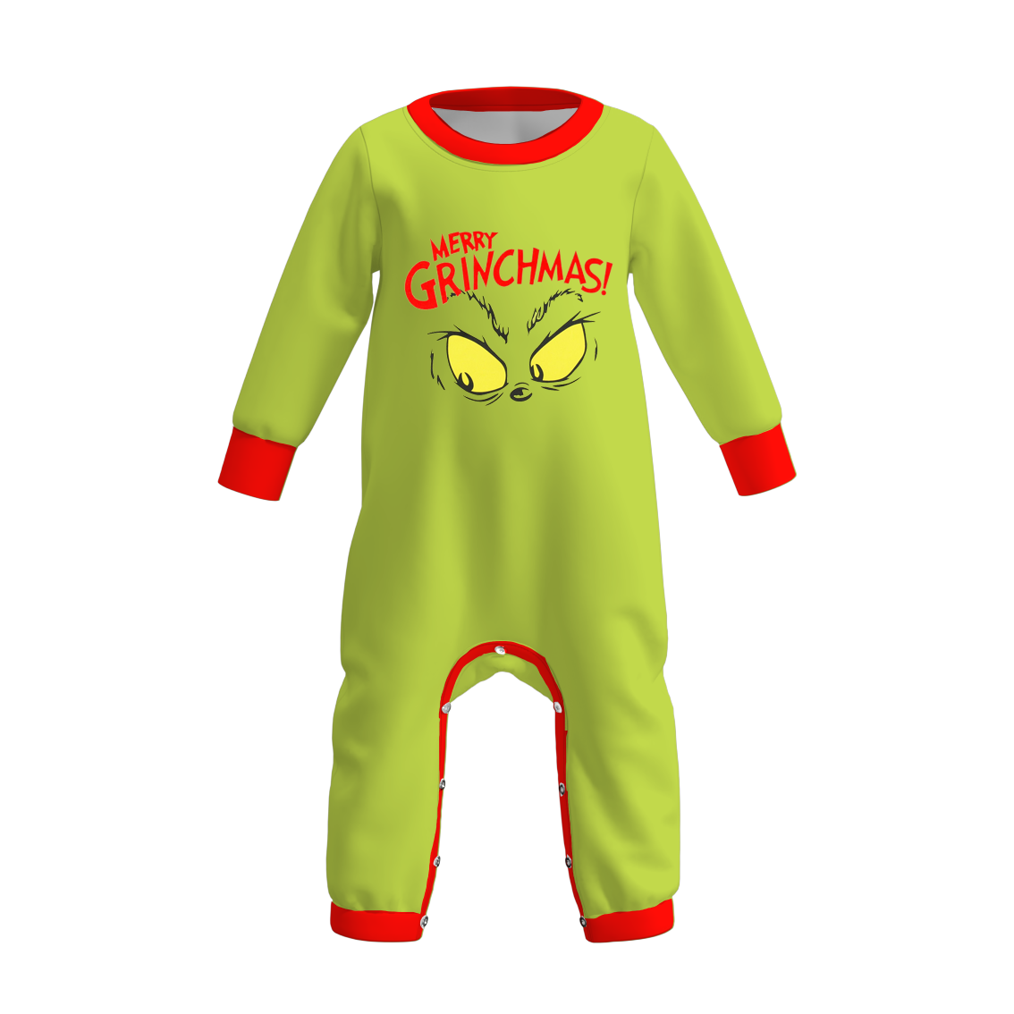 Christmas Family Matching Pajamas – Grinch Print