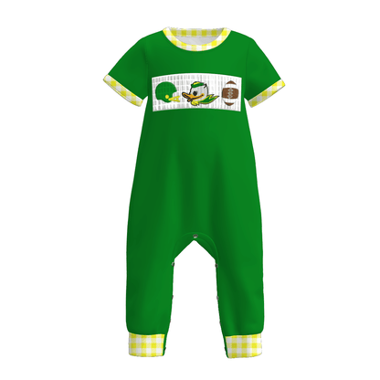 The Oregon ducks Football Embroidered Matching Sibling Outfits