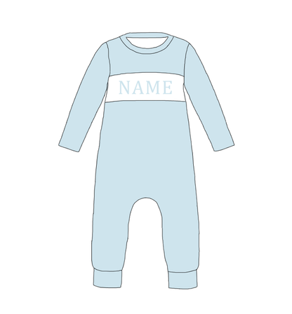 Kids Christmas Pink Blue Smocked Collection Custom Name Holiday Outfits