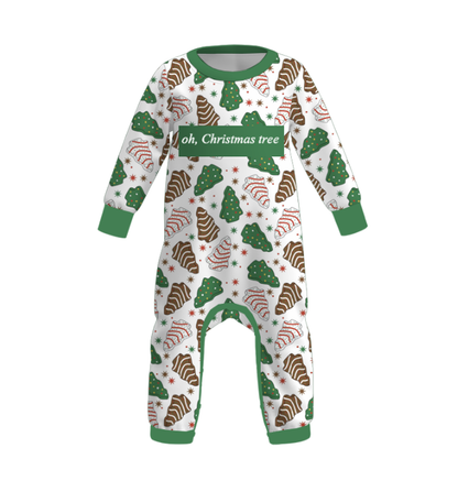 Kids Christmas "Oh Christmas Tree" Embroidered Outfits Collection