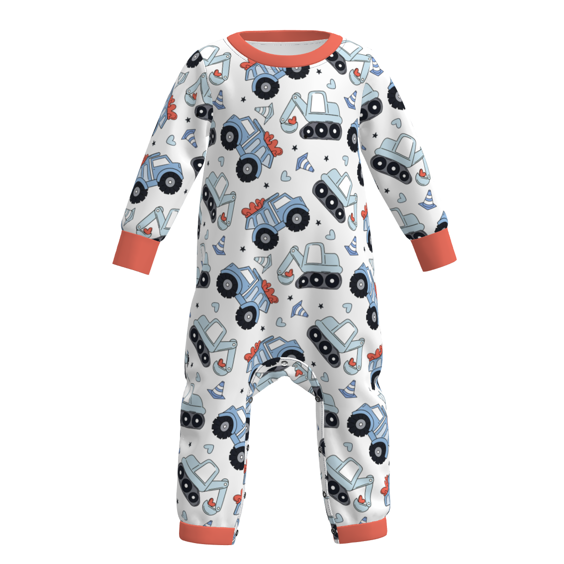 Valentine's Day Baby Boy Cute Print Romper Collection