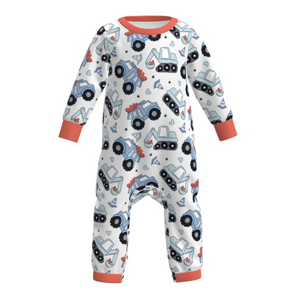Valentine's Day Baby Boy Cute Print Romper Collection