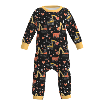 Valentine's Day Baby Boy Cute Print Romper Collection