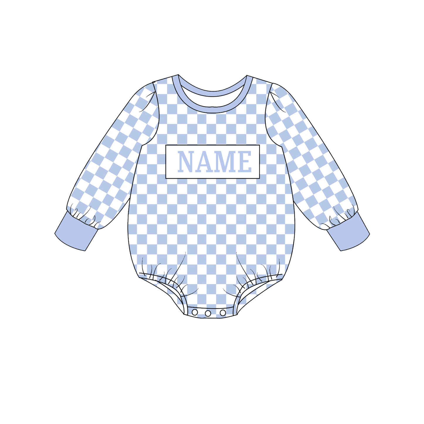 Kids Valentine's Day Plaid Smocked Collection Custom Name Holiday Outfits