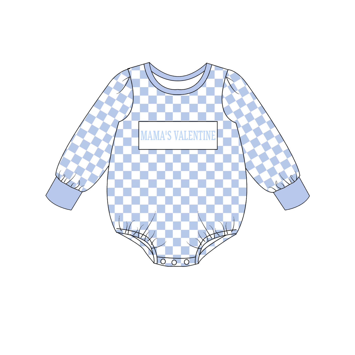 Kids Plaid Smocked Collection MAMA'S VALENTINE Holiday Outfits