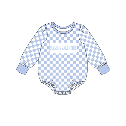 Kids Plaid Smocked Collection MAMA'S VALENTINE Holiday Outfits