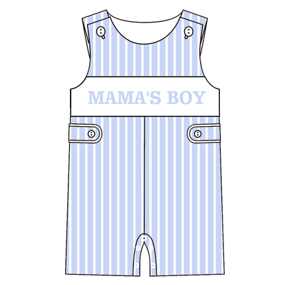 Summer Blue Floral Mother's Day Smocked Embroidery Collection