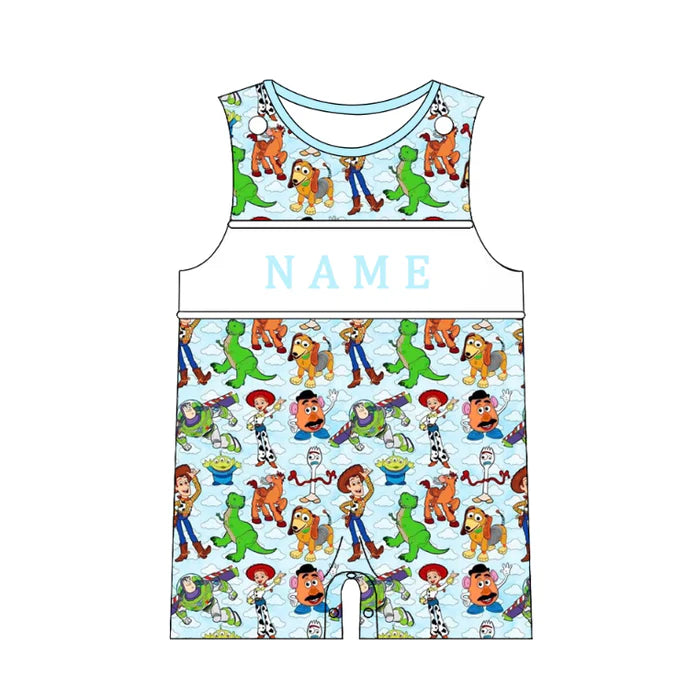 Personalized Name Smocked Embroidered Kids Outfit Set – Custom Name Boutique Clothing