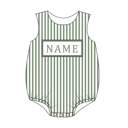 Sibling Summer Raccoon Print Custom Name Embroidery Matching Clothes