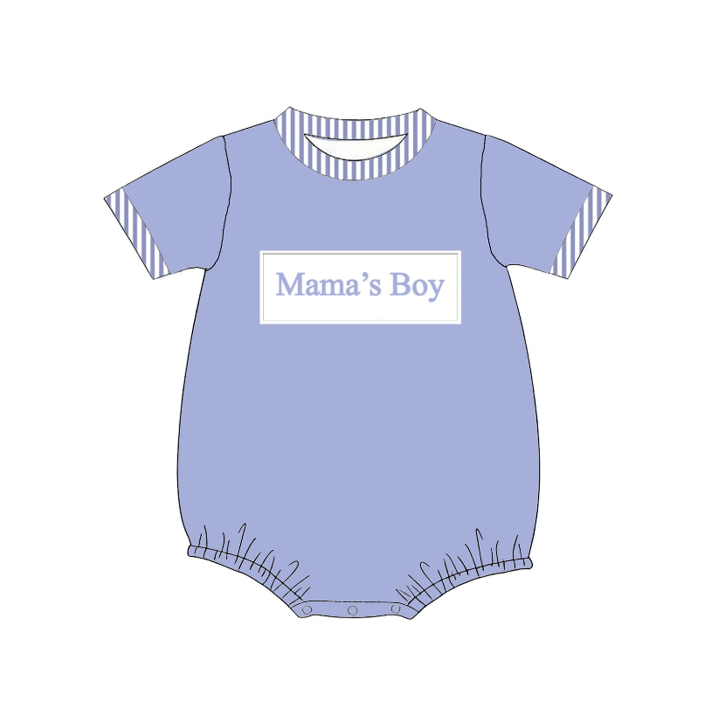 Mama’s Boy & Mama’s Girl Smocked Embroidery Kids Collection – Summer Mother’s Day Outfit Set & Bubble Romper