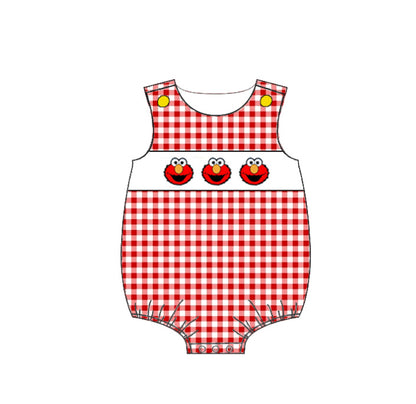 Smocked Embroidery Summer Kids Collection – Premium Elmo-Inspired Designs