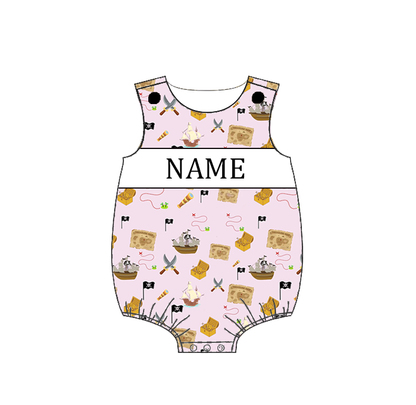 Personalized Pirate Smocked Embroidery Collection for Baby & Girls