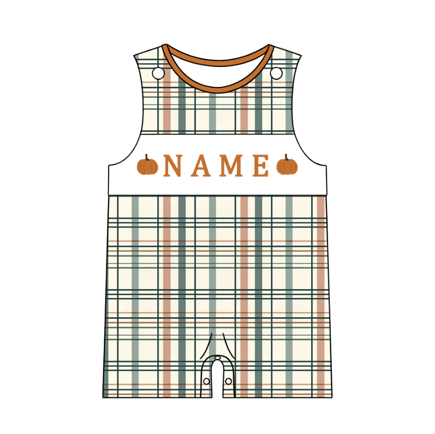 Personalized Girls Halloween Smocked Collection | Custom Embroidered Name Boutique Dress, Bubble, Romper & Short Set