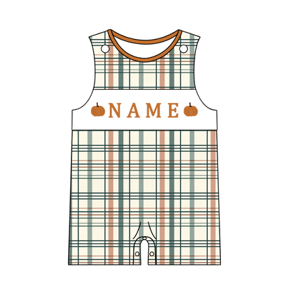 Personalized Girls Halloween Smocked Collection | Custom Embroidered Name Boutique Dress, Bubble, Romper & Short Set