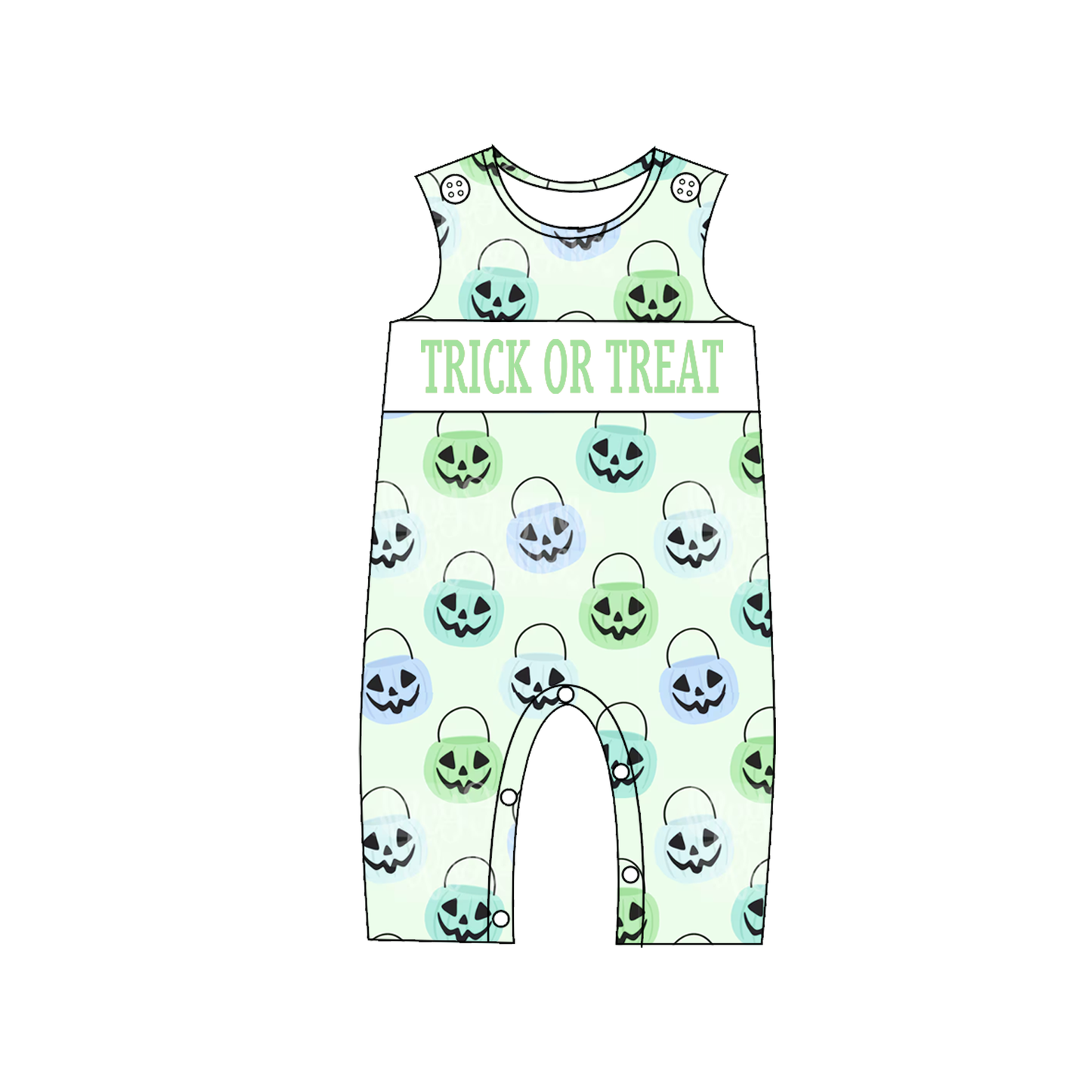 Halloween Trick or Treat Kids Clothing Collection | Dress, Bubble Romper, Romper & Pajama Set