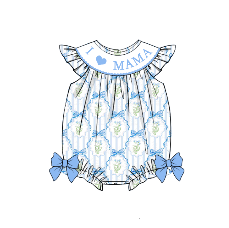 Mother's Day Summer Embroidery Collection | Personalized Name Dresses & Rompers