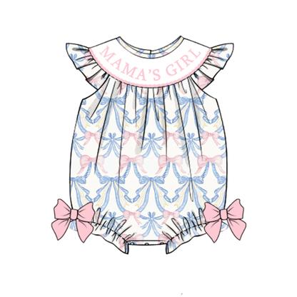 MAMA'S GIRL Summer Embroidery Collection | Personalized Name Dresses & Rompers