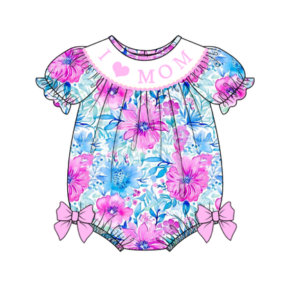 Kids Summer Floral Embroidery Collection Mother‘s Day Dresses & Rompers