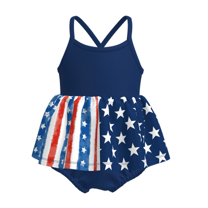 July 4th Family Kit Navy Red Stripes Star Clothes