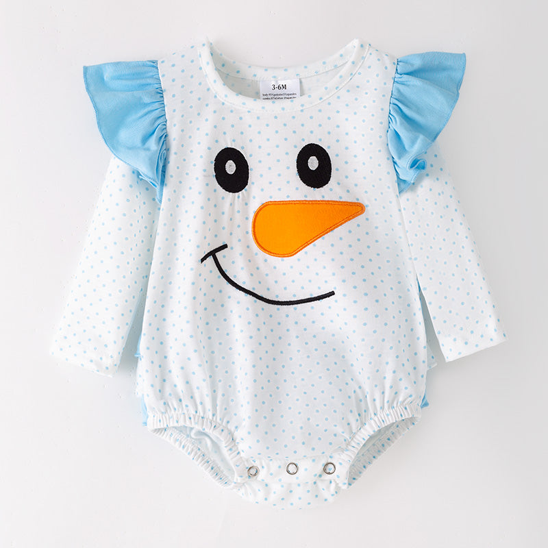 Festive Snowman Embroidery Sibling Set – Christmas Edition