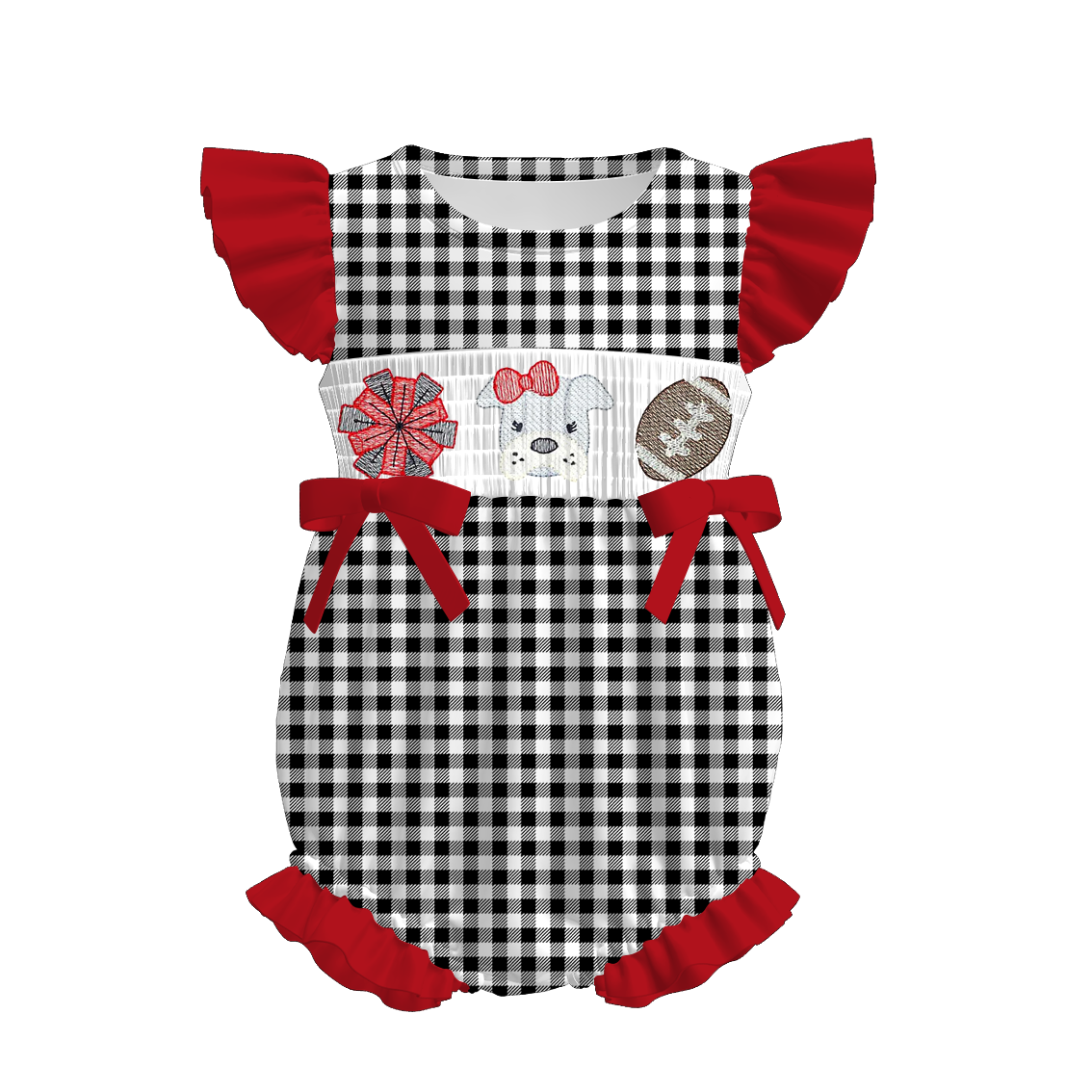 Georgia Football Embroidered Matching Sibling Outfits