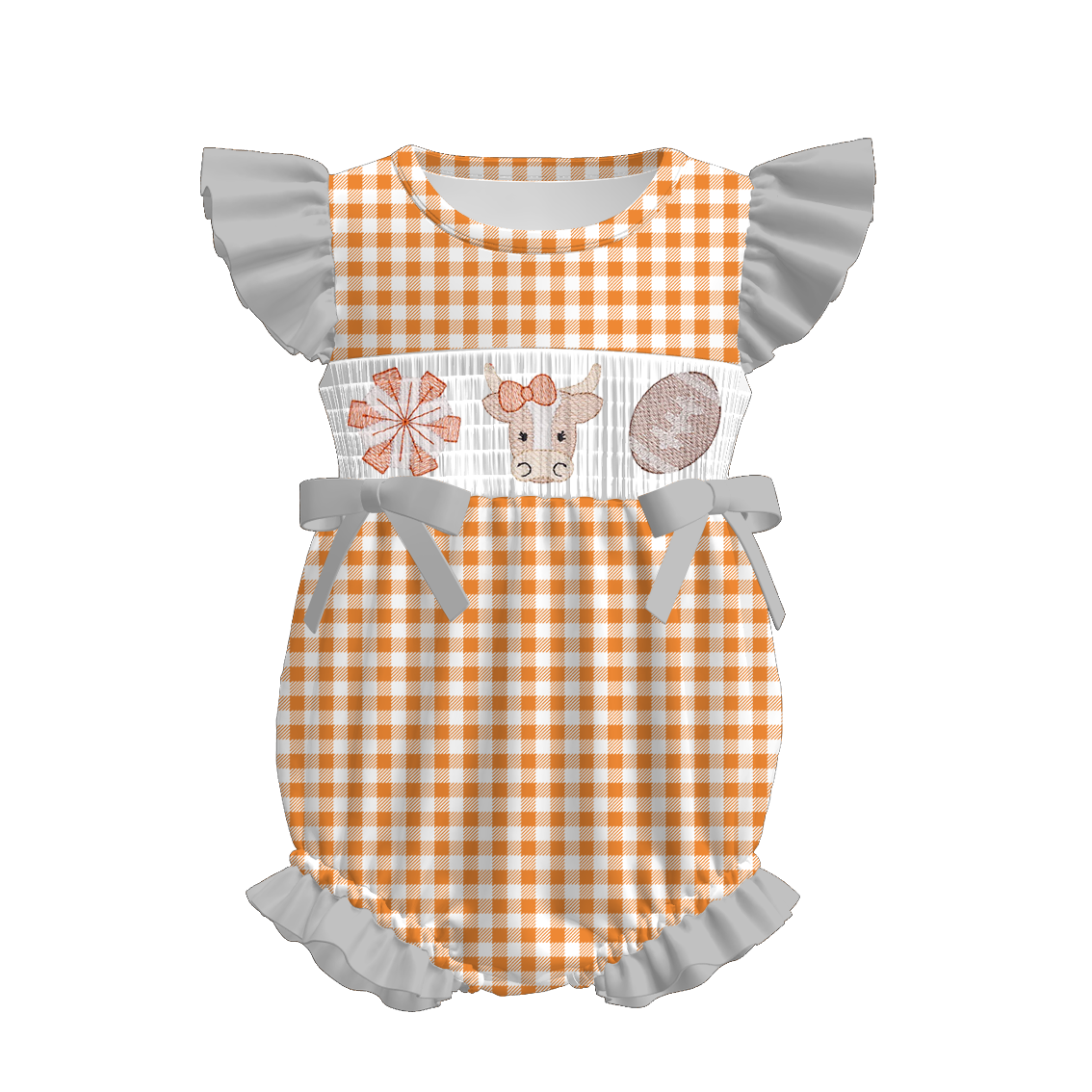 Texas Football Embroidered Matching Sibling Outfits