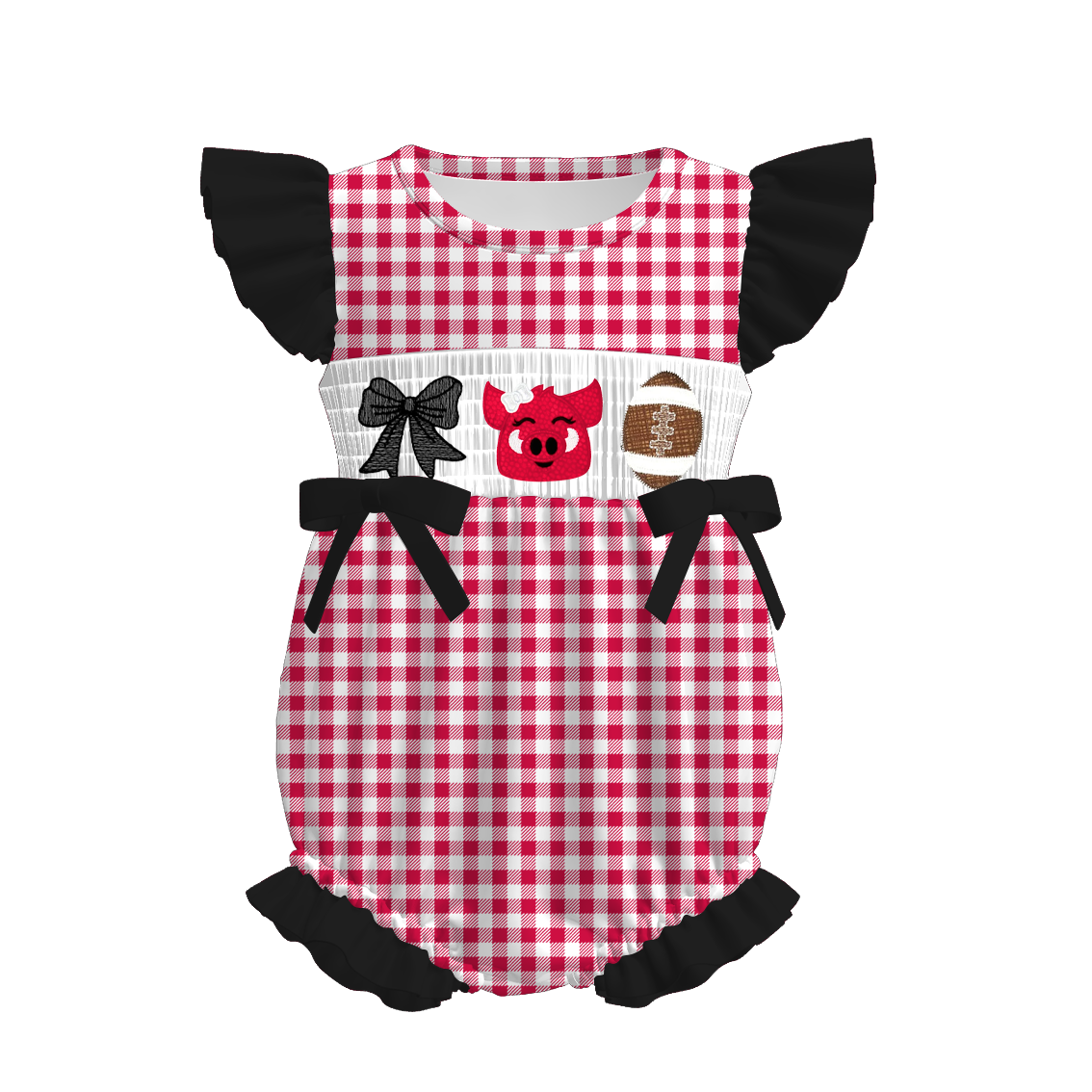 Arkansas Football Embroidered Matching Sibling Outfits