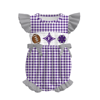 Furman Football Embroidered Matching Sibling Outfits