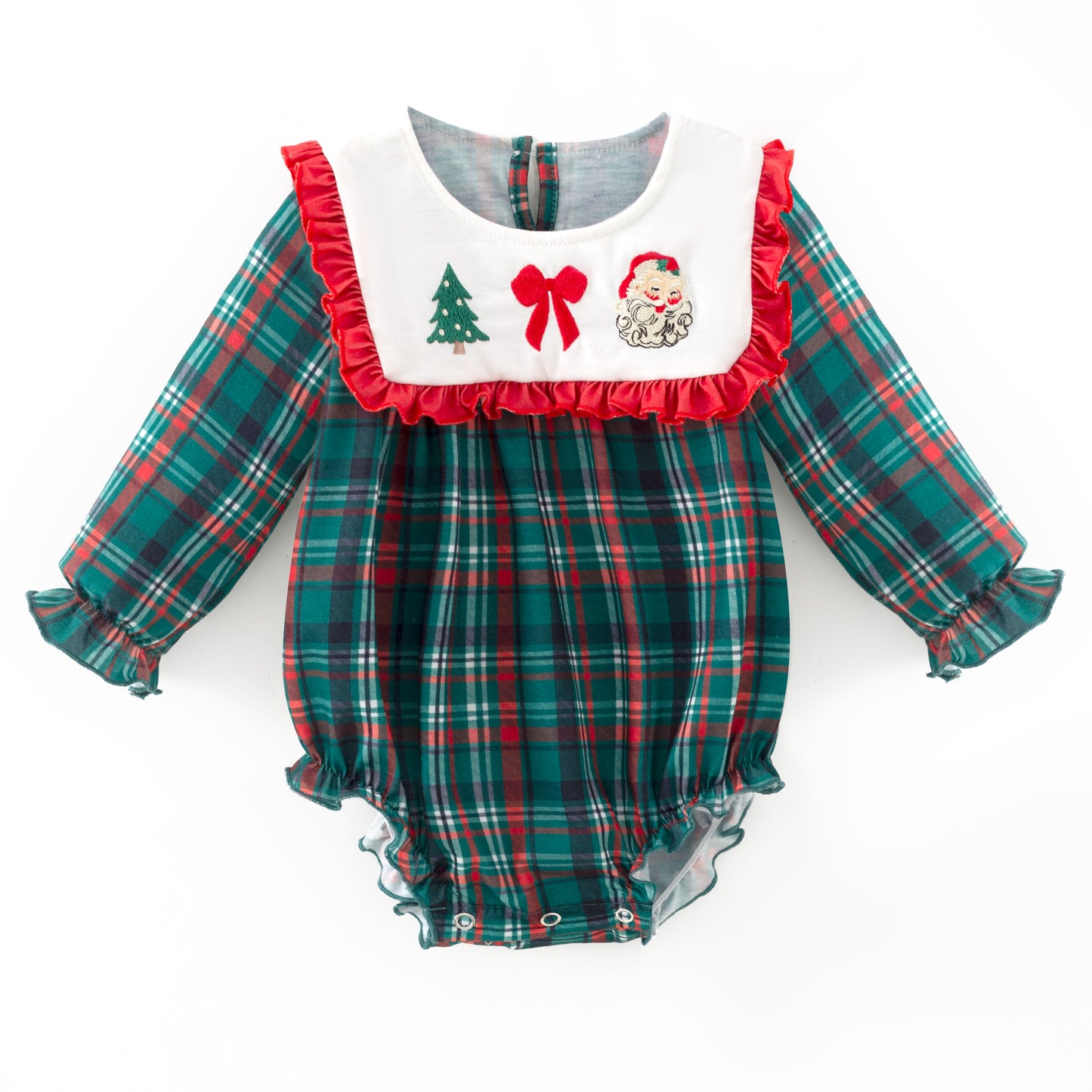 Christmas Embroidery Sibling Collection – Plaid & Festive Charm