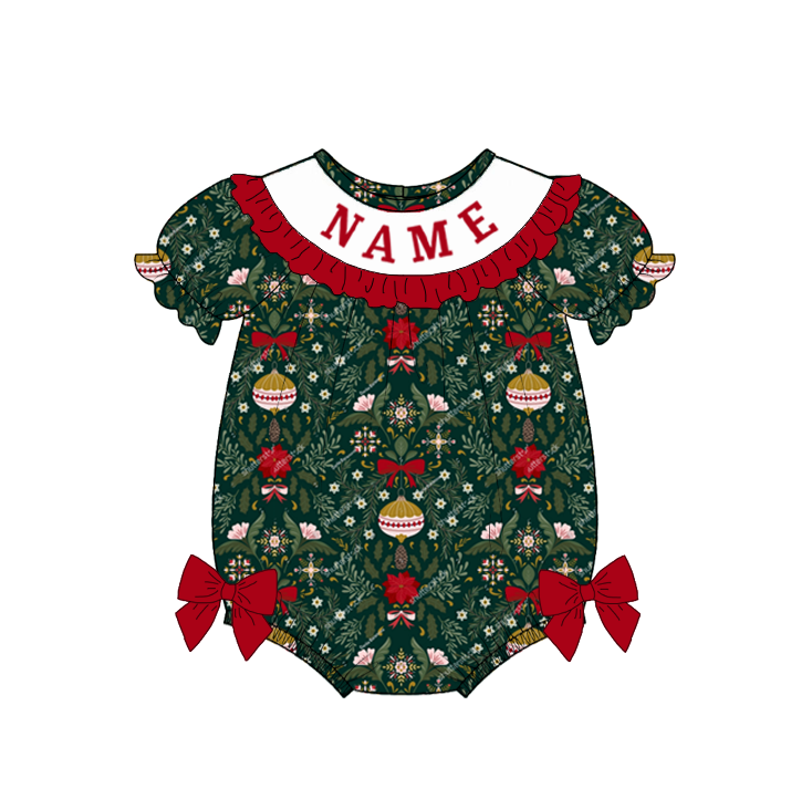 Christmas Smocked Collection Custom Name Holiday Outfits for Kids