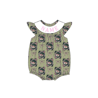 Kids Personalized Name Smock Embroidery Outfit | 2026 Spring Summer Duck Collection