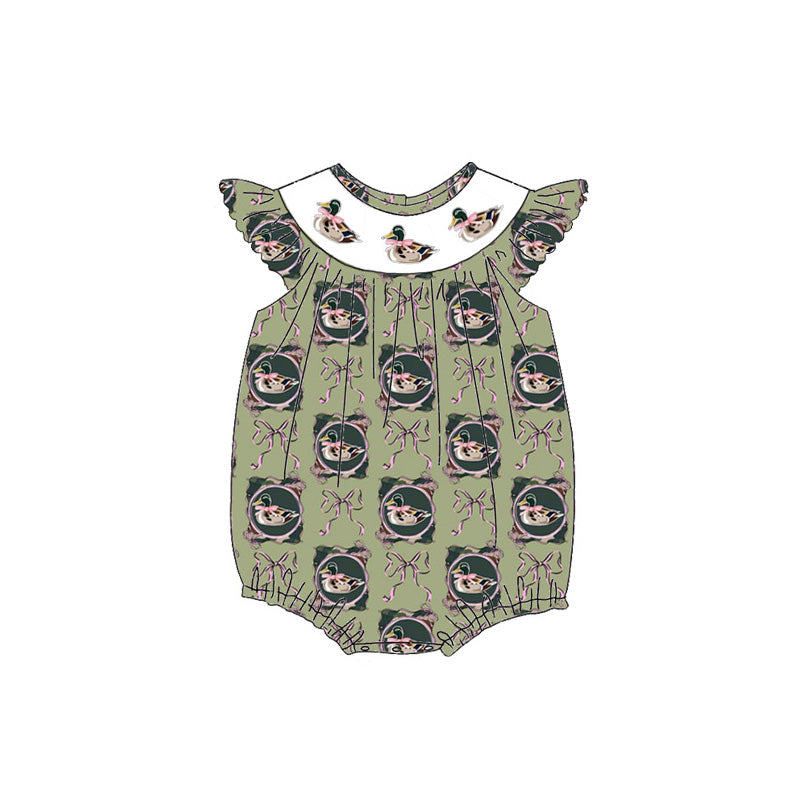 Kids Smock Embroidery Outfit | 2026 Spring Summer Duck Collection