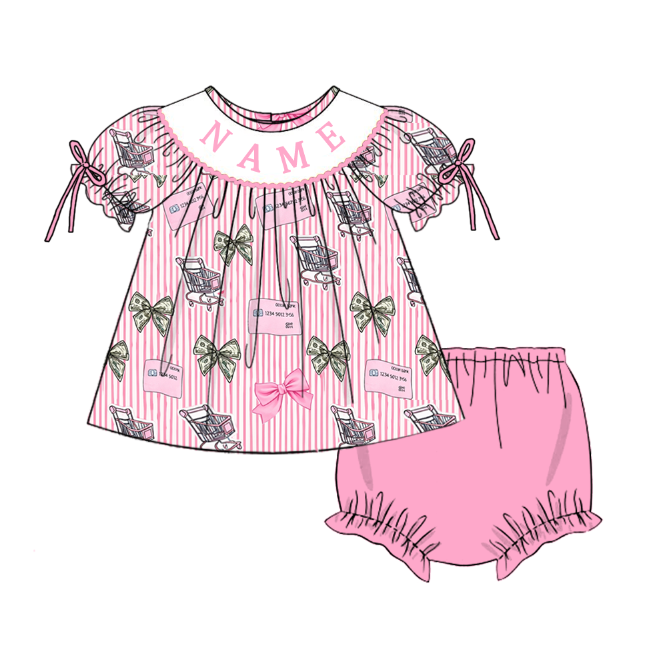 2026 Spring/Summer Pink Bow Collection | Personalized Smocked Kidswear