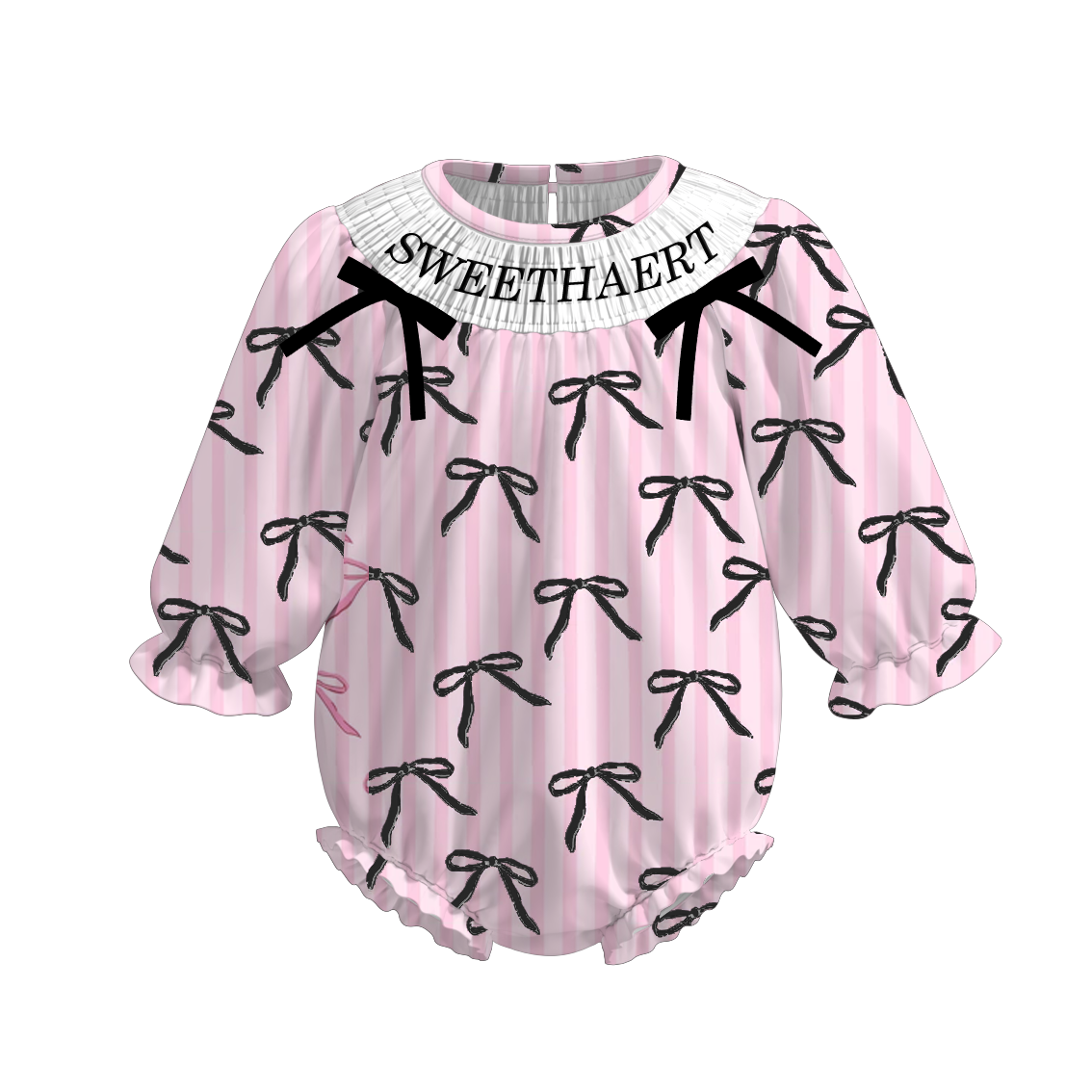 2026 Valentine's Day Smock Embroidery Dress & Romper