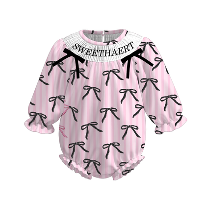 2026 Valentine's Day Smock Embroidery Dress & Romper