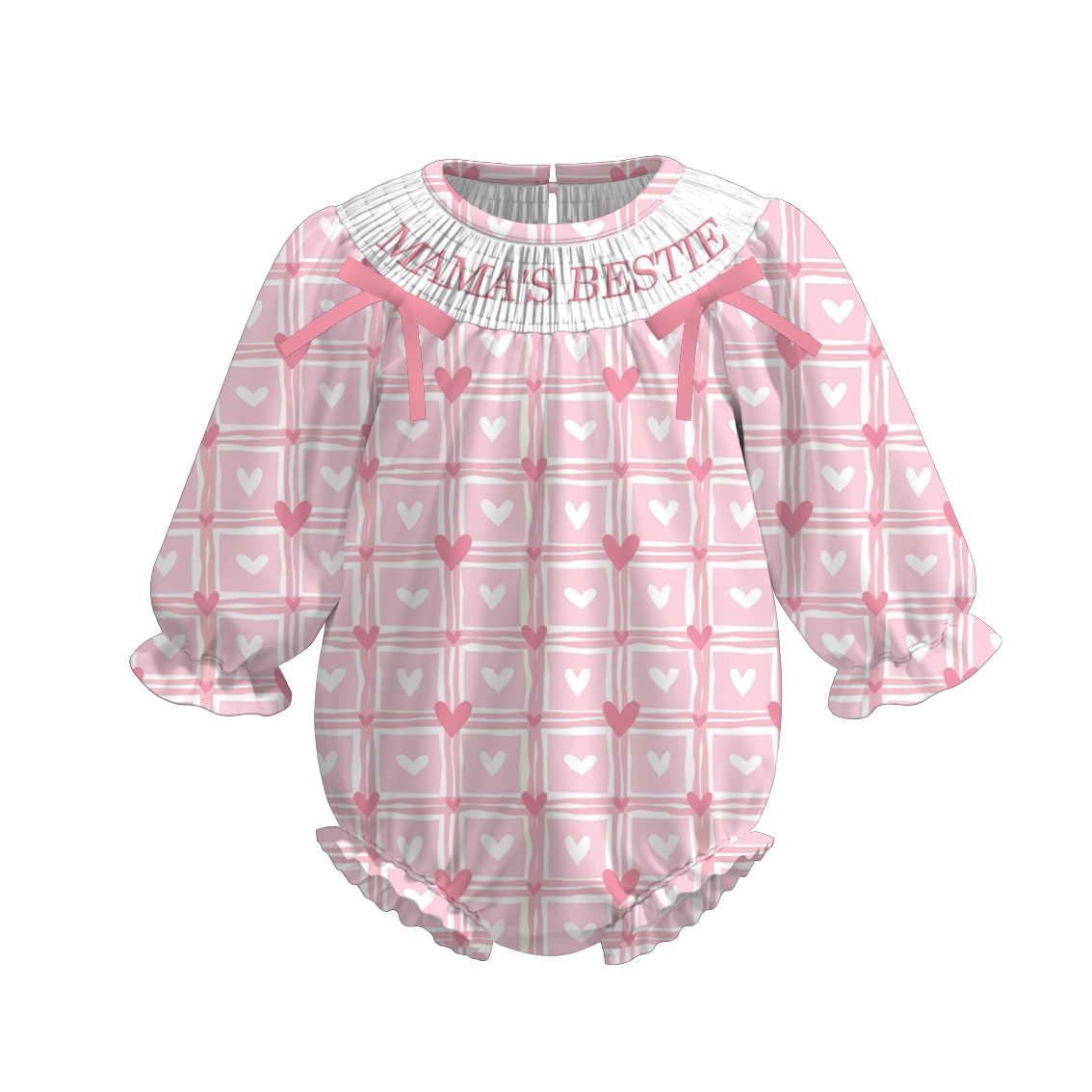 2026 Valentine's Day Smock Embroidery Dress & Romper
